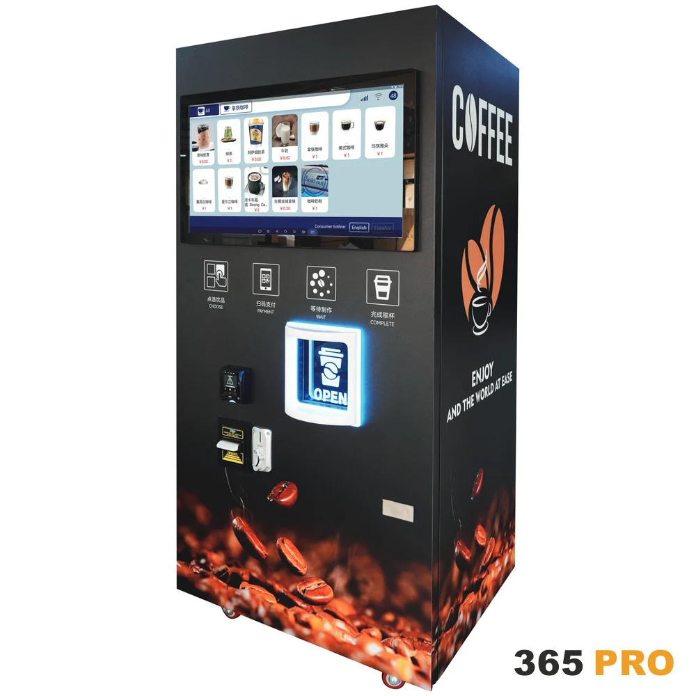 Automat do kawy z młynkiem 365 PRO – ponad 200 kubków