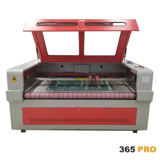 Laser CO2 z automatycznym podawaniem do tkanin i skóry 365 PRO