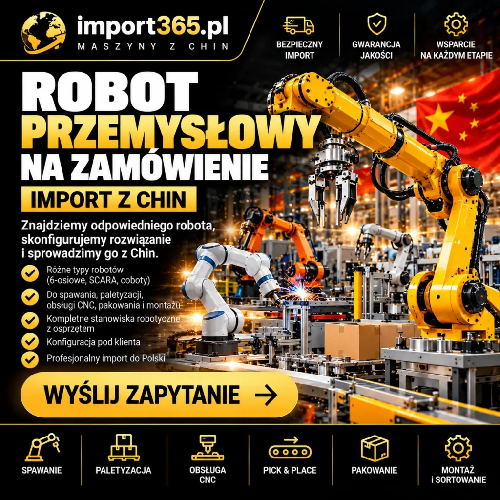 Robot przemysłowy na zamówienie